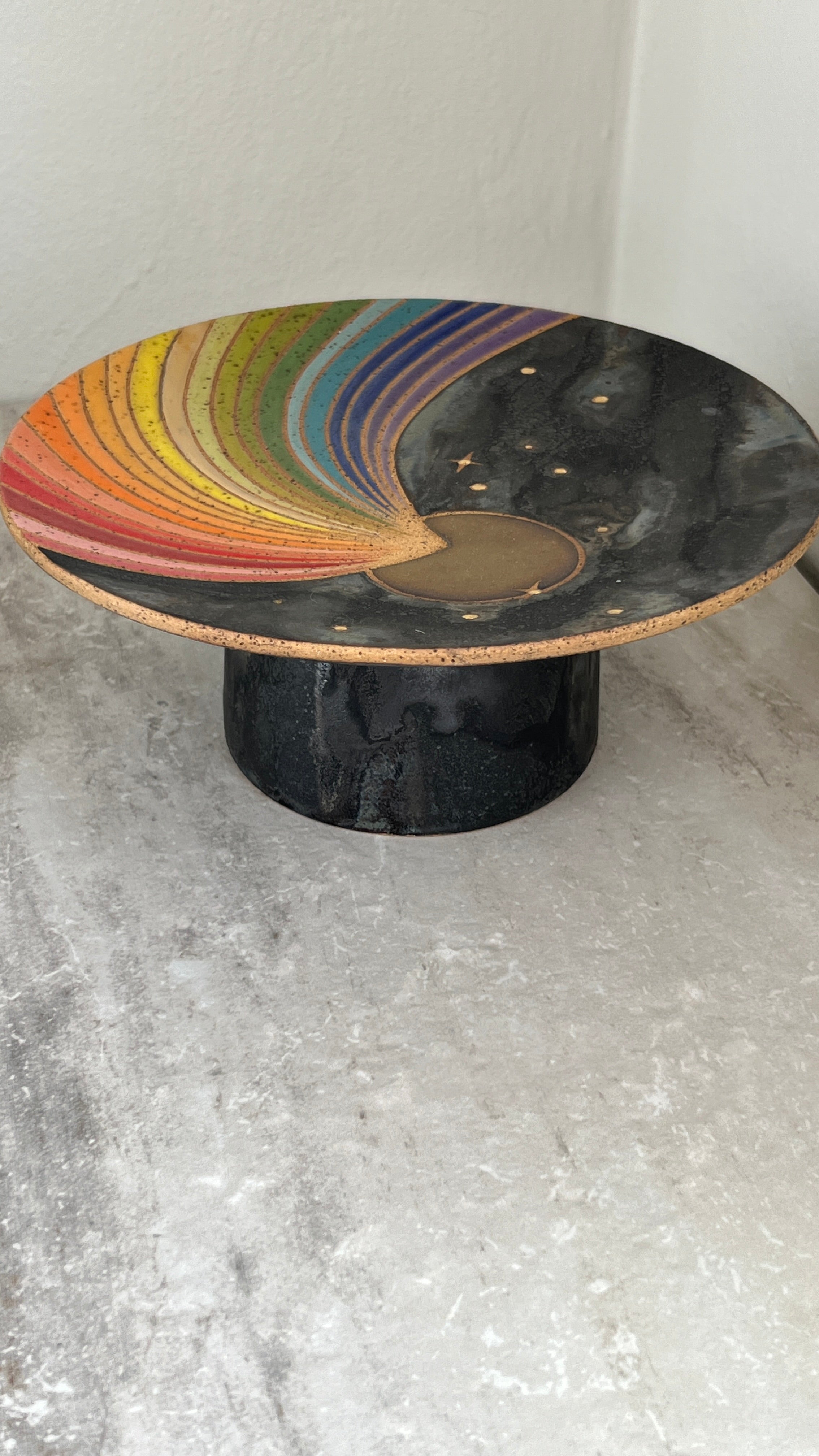 Pedestal offering dish 3