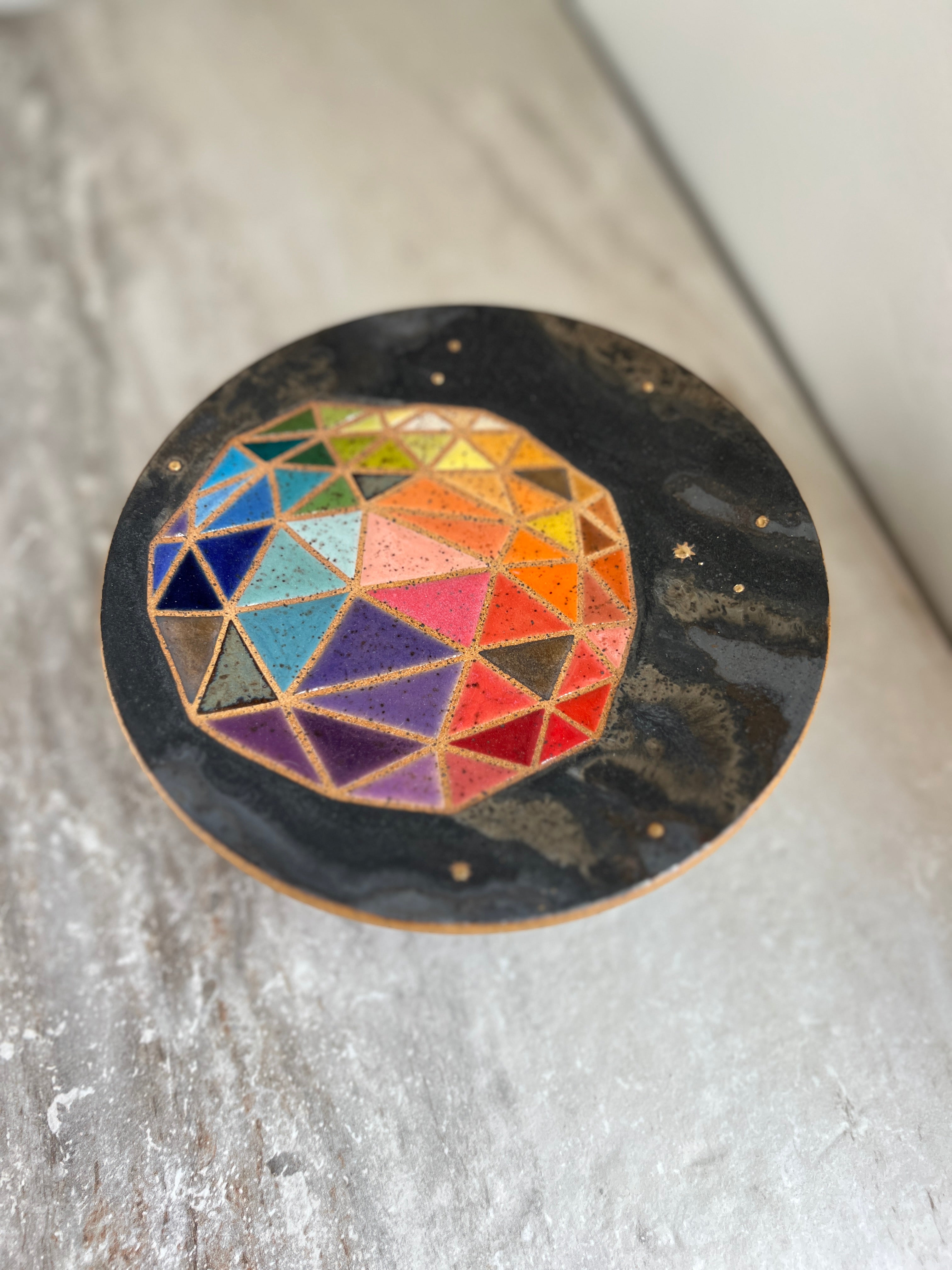 Pedestal offering dish 2