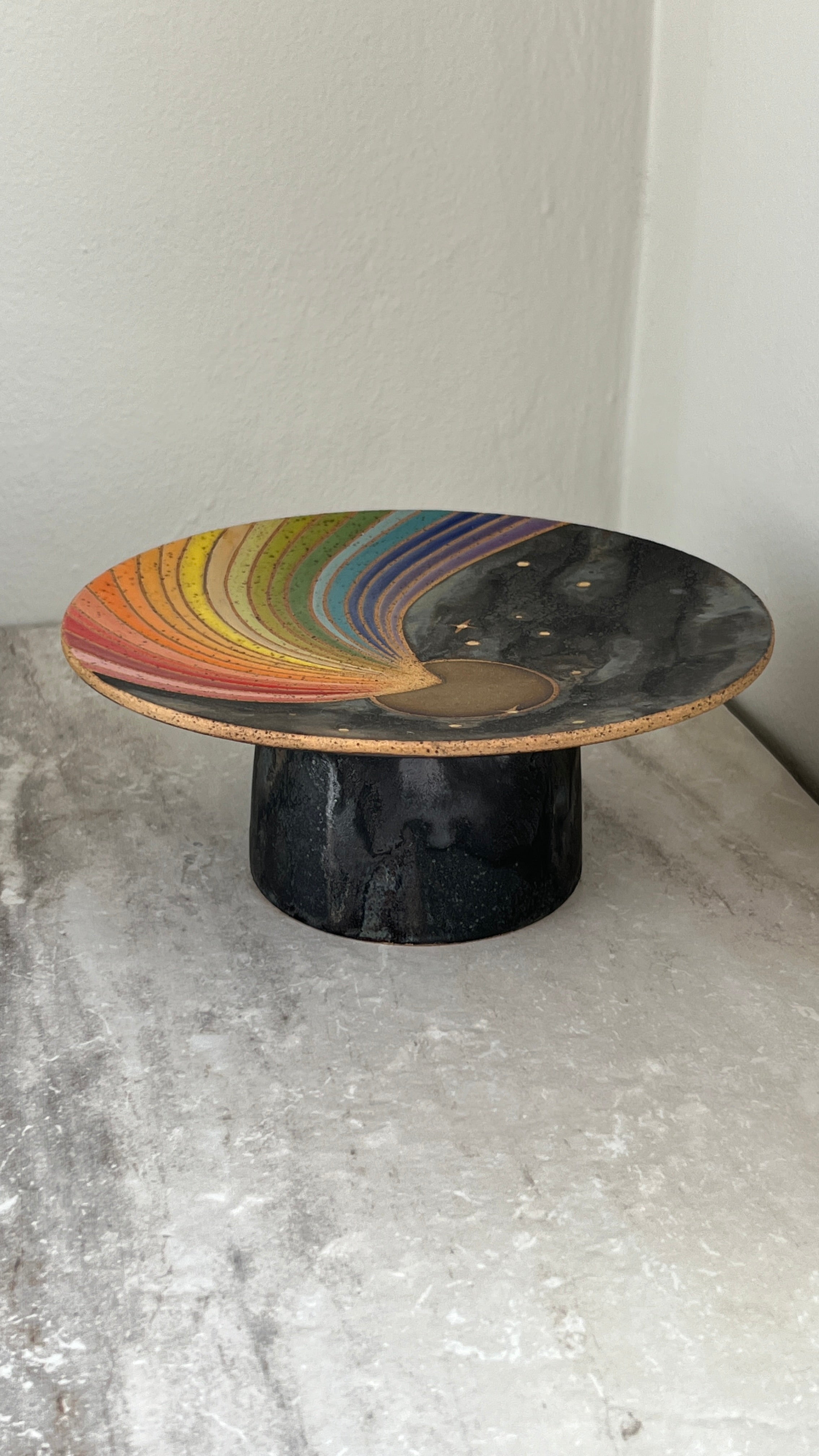 Pedestal offering dish 3