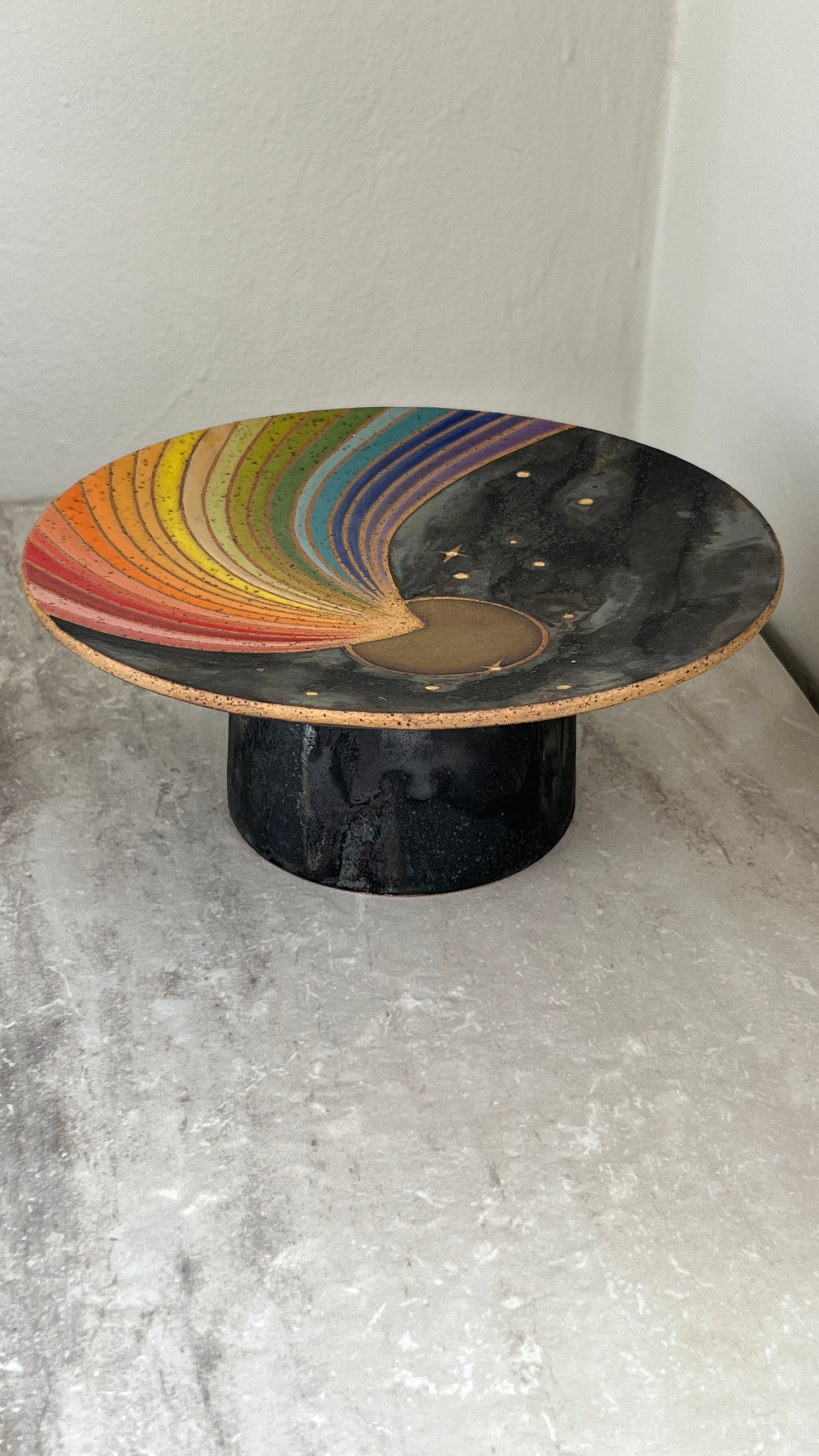 Pedestal offering dish 3