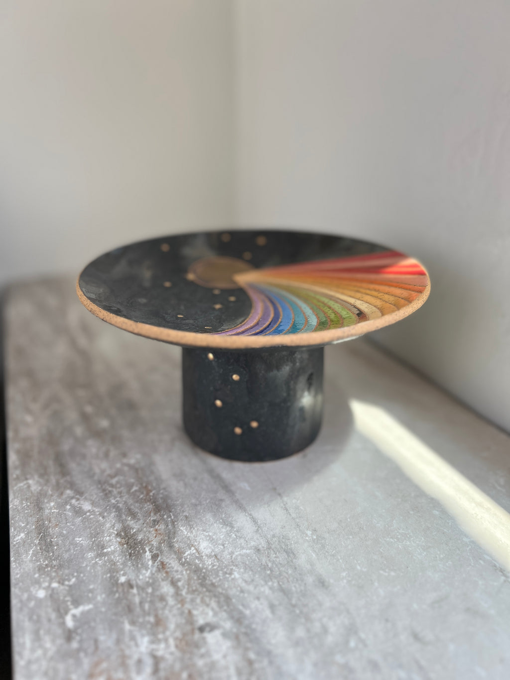 Pedestal offering dish 4