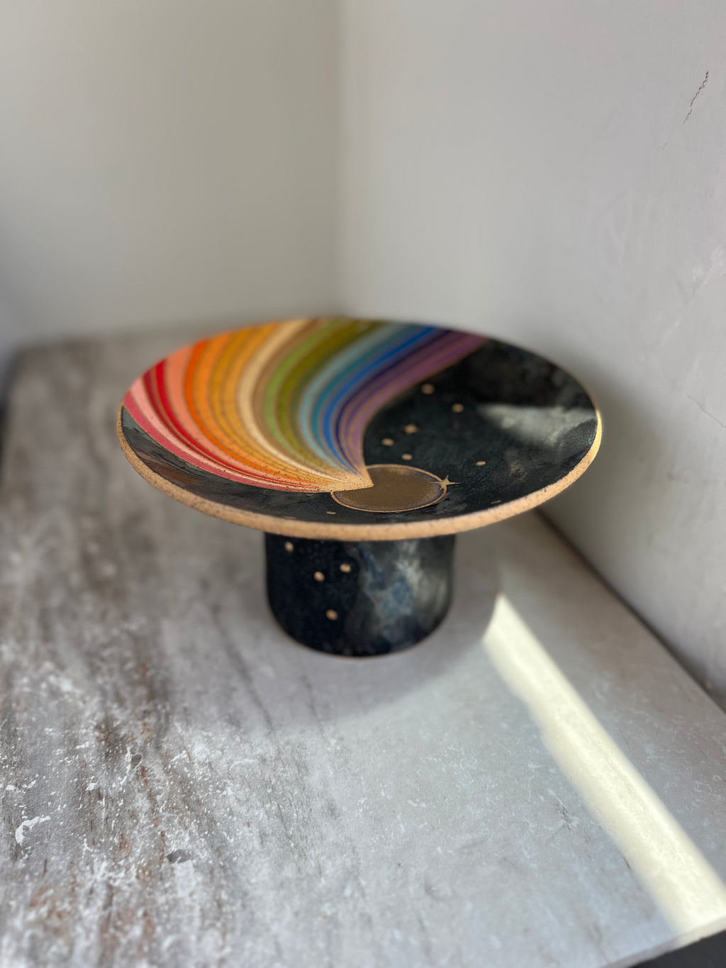 Pedestal offering dish 4