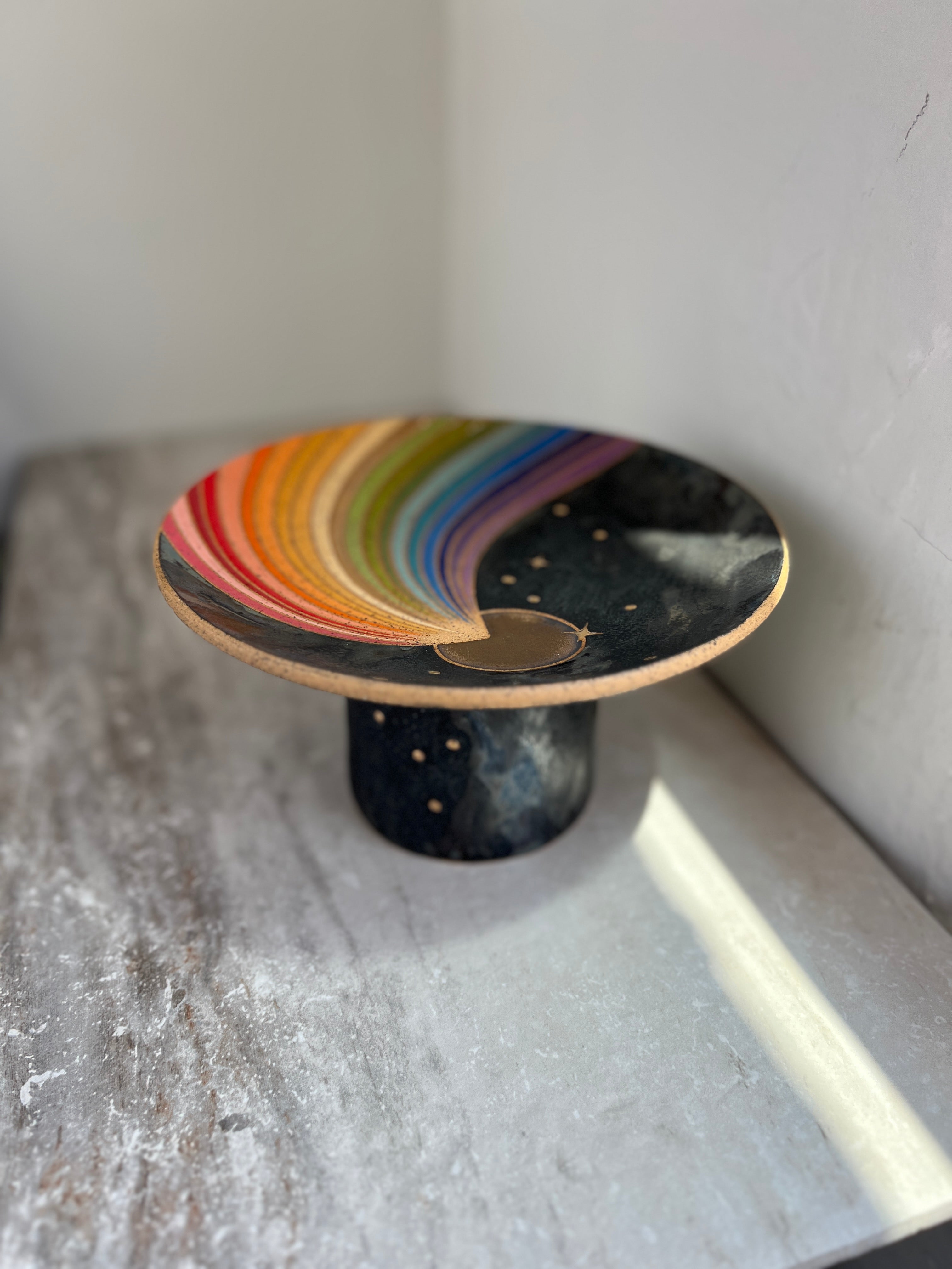 Pedestal offering dish 4